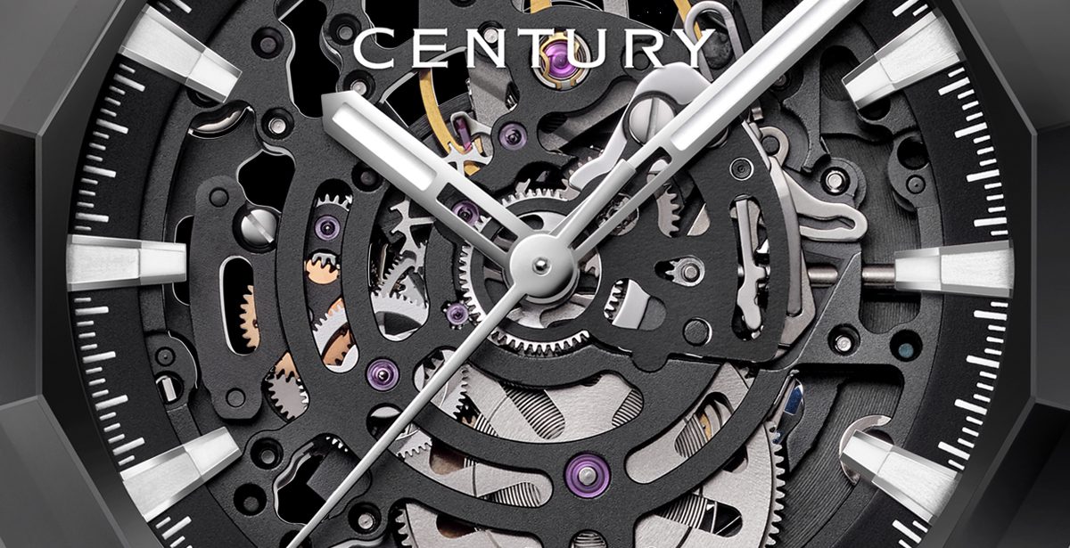 Prime Time Black Skeleton Dial